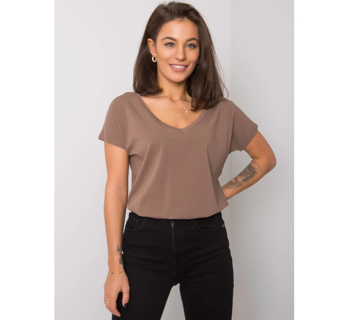 Tričko RV TS 4832.11P hnědé