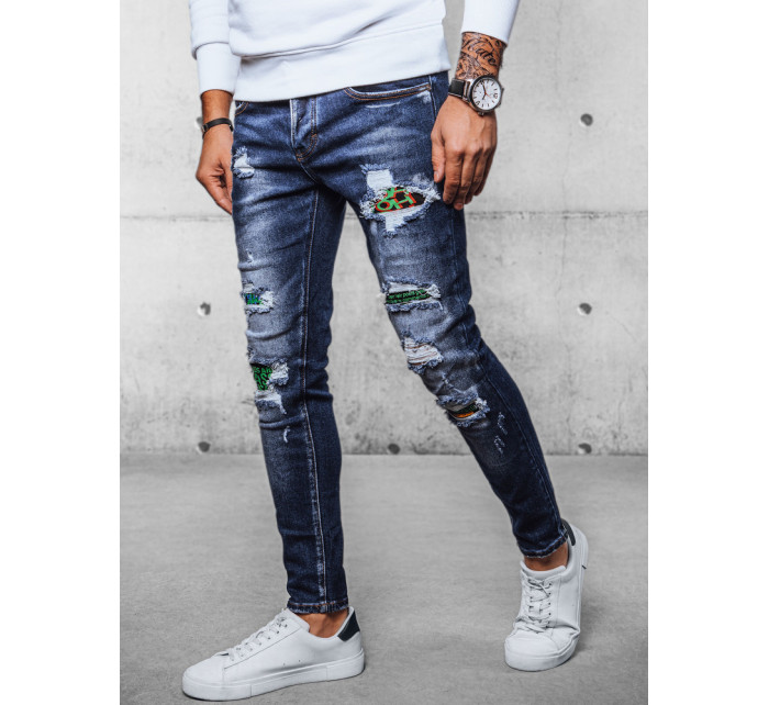 Pánské modré džínové kalhoty Dstreet UX4100