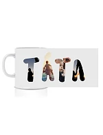 Personalizovaný klasický bílý keramický hrníček 300 ml máma/táta/babi/děda z fotek Personalizovaný klasický bílý keramický hrníček 300 ml máma/táta/babi/děda z fotek