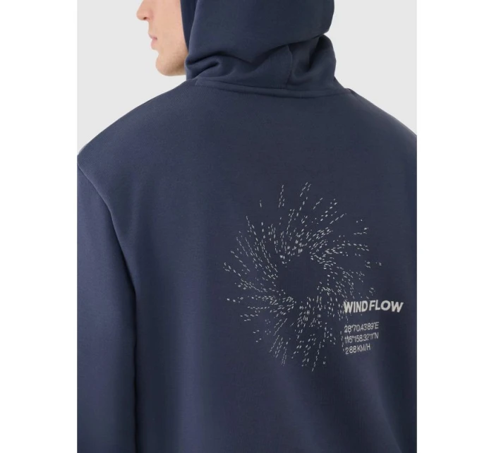 Pánská mikina s kapucí 4F 4FWSS25TSWSM1749-22S s pánskými motivy Pánská mikina s kapucí 4F 4FWSS25TSWSM1749-22S s pánskými motivy