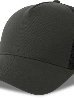 Rapper CottonS 5 panelová Trucker kšiltovka model 22450331 dark grey/black - Atlantis Headwear