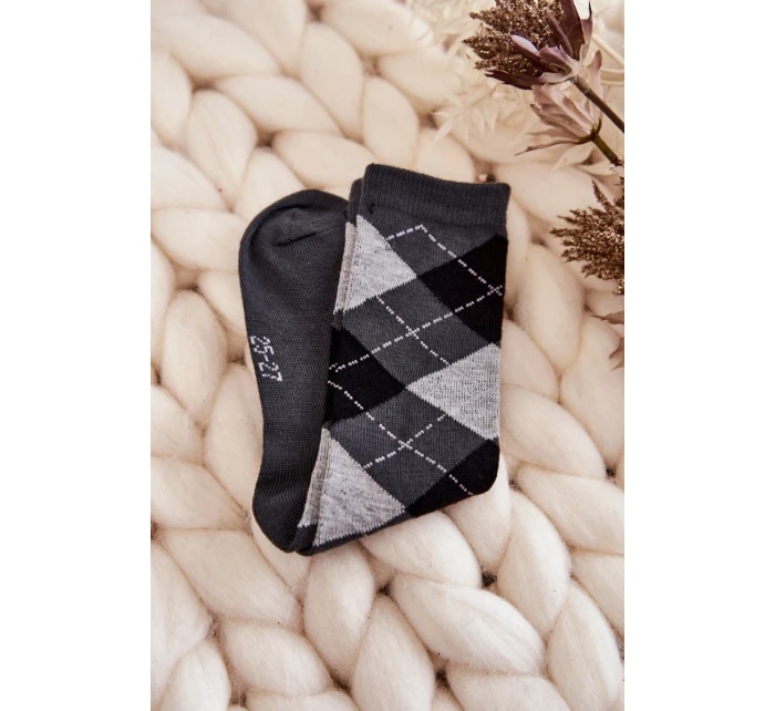 vysoké kostkované ponožky vícebarevné model 21604824 - Just Play