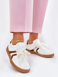 Nízké Dámské Tenisky S Krajkou Panthera Bílé Zielle