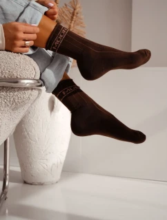 Dámské ponožky   Čokoládové model 21728610 - Milena