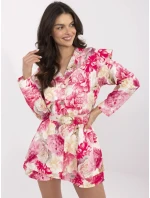 DHJ KO béžový a růžový overal model 21003817 - FPrice DHJ KO béžový a růžový overal model 21003817 - FPrice