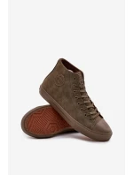 Pánské zateplené tenisky Big Star HI-POLY SYSTEM – khaki