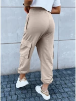 Dámské tepláky BAGGY beige FashionStreet UY1607