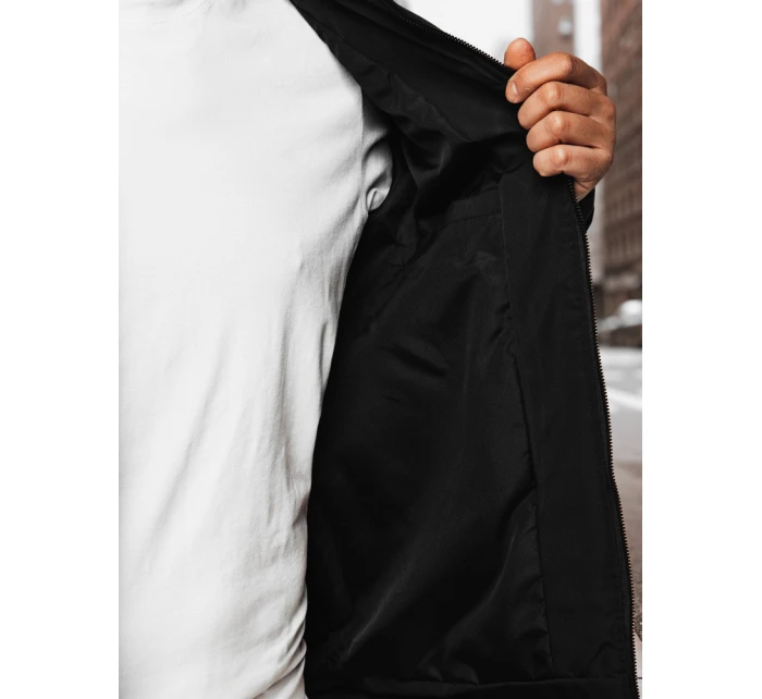 Pánská přechodná bunda černá FashionStreet TX4995