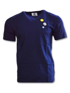 Wood Wood Ace tričko s nášivkami Navy - model 21930691