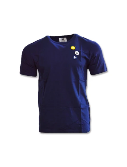 Wood Wood Ace tričko s nášivkami Navy - model 21930691