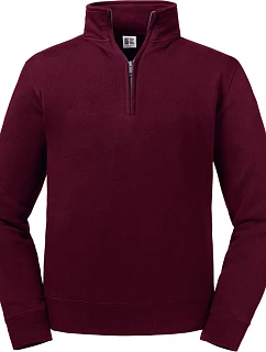 Russell Athletic 270M Mikina s 1/4 zipem "Authentic" 10.270M burgundy