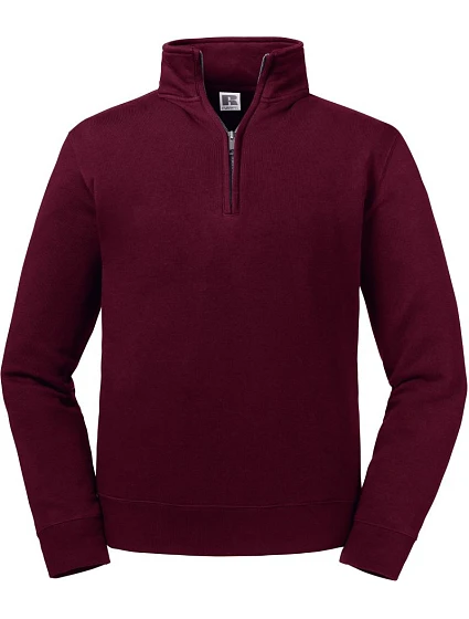 Russell Athletic 270M Mikina s 1/4 zipem "Authentic" 10.270M burgundy Russell Athletic 270M Mikina s 1/4 zipem "Authentic" 10.270M burgundy