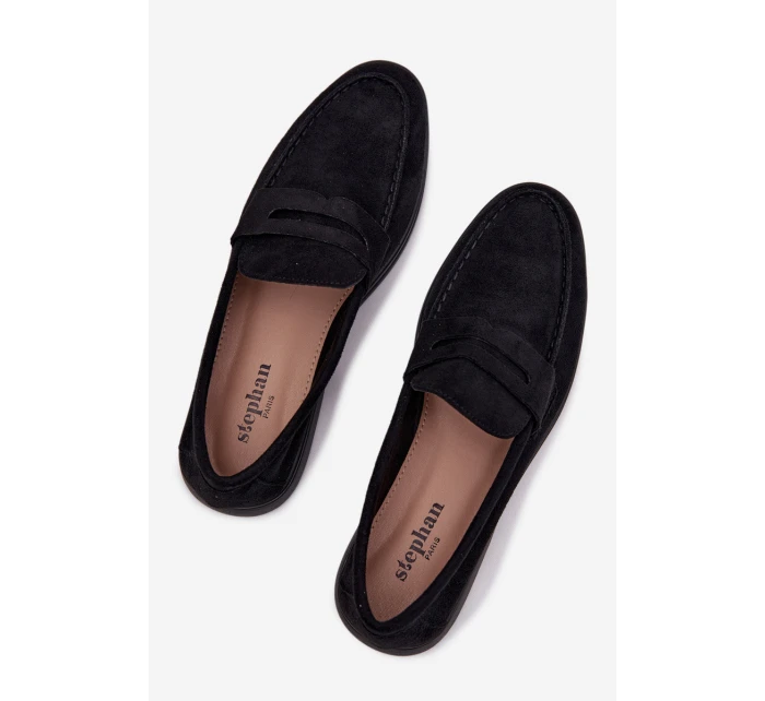 Dámské z eko semiše černé model 21900403 - Boto Dámské z eko semiše černé model 21900403 - Boto