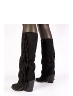 Kozačky na podpatku model 222054 Solea Kozačky na podpatku model 222054 Solea