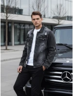 Kurtka męska szara model 22022502 - FashionStreet Kurtka męska szara model 22022502 - FashionStreet