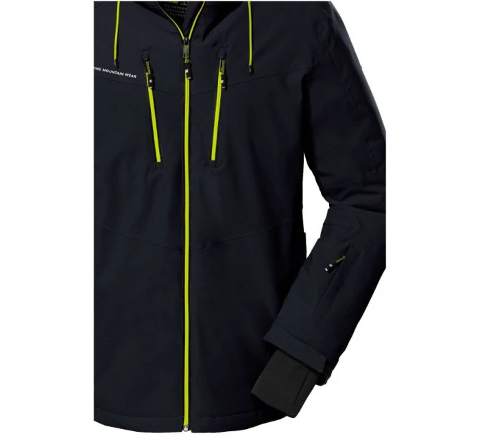 Pánská lyžařská bunda 44 zateplená zimní sportovní bunda s kapucí černá model 21350931 - Killtec Pánská lyžařská bunda 44 zateplená zimní sportovní bunda s kapucí černá model 21350931 - Killtec