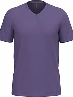 Kariban K 357 Pánské tričko s výstřihem do V 20.K357 purple