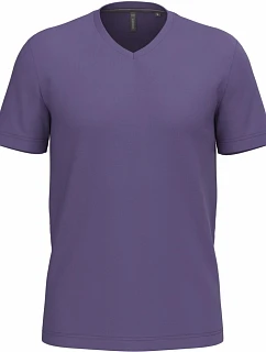 Kariban K 357 Pánské tričko s výstřihem do V 20.K357 purple