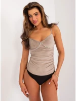 Body BA BO model 20113078 beżowy - FPrice Body BA BO model 20113078 beżowy - FPrice