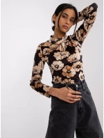 Halenka DHJ BZ model 17081376 černá a béžová - FPrice Halenka DHJ BZ model 17081376 černá a béžová - FPrice