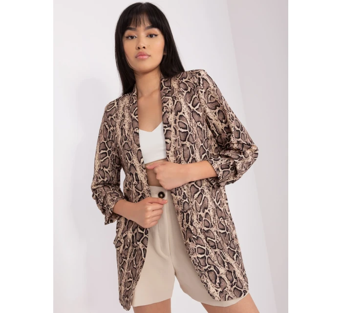 Marynarka DHJ MA  czarno beżowy model 18650854 - FPrice