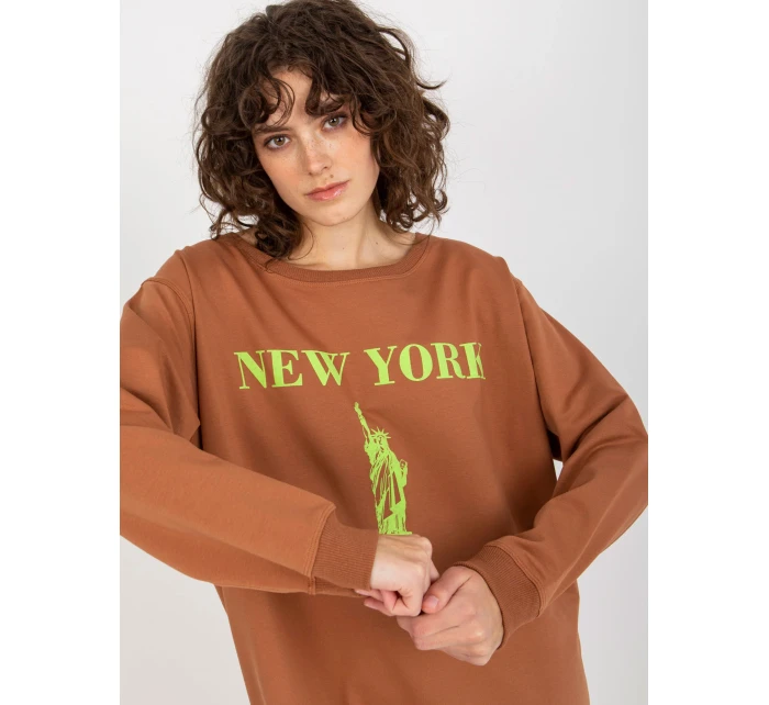 Mikina VI BL model 20742211 hnědá a zelená - FPrice