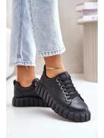 Zateplené Dámské Tenisky Big Star Černé Zateplené Dámské Tenisky Big Star Černé