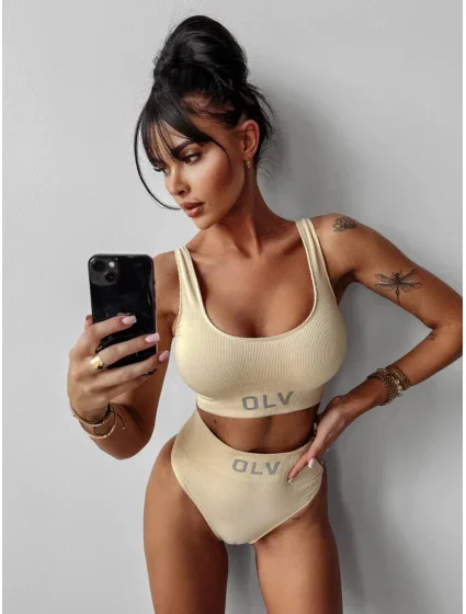 Dámská sada sportovního prádla 286159 sv. béžová - Ola Voga