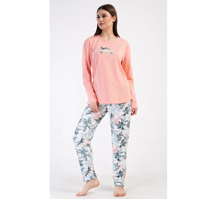 Dámské pyžamo dlouhé model 21154956 - Vienetta Dámské pyžamo dlouhé model 21154956 - Vienetta