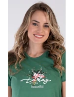 Dámské pyžamo šortky model 19903034 - Vienetta Dámské pyžamo šortky model 19903034 - Vienetta