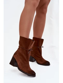 Boty na podpatku model 220703 Step in style