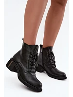 Boty na podpatku model 231585 Step in style Boty na podpatku model 231585 Step in style