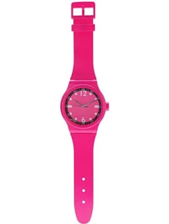 WALL WATCH 92 CM Růžové dětské hodiny