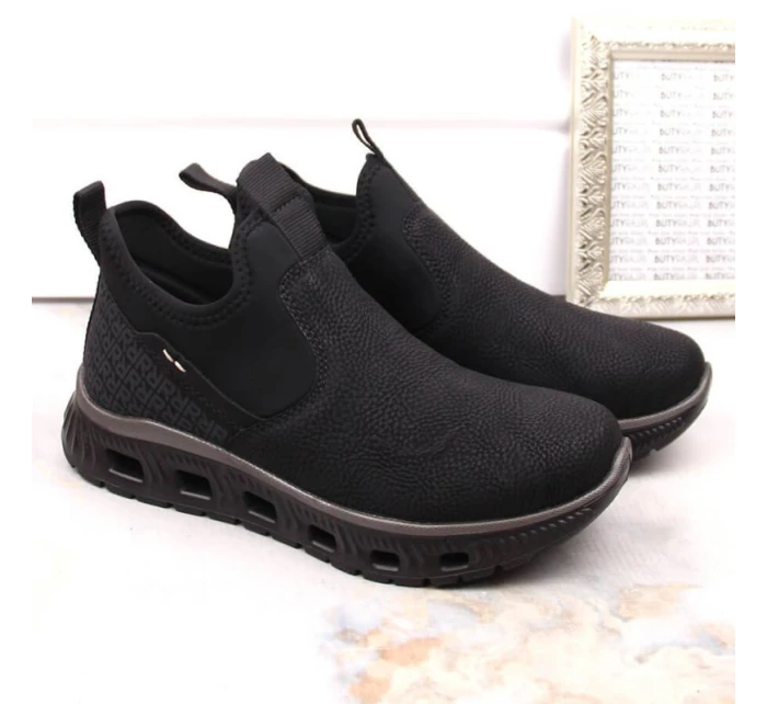 Rieker W RKR616 černá nazouvací pohodlná kotníková obuv