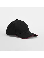 Beechfield B 820C 6 panelová kšiltovka EarthAware® 53.820C black/classic red Beechfield B 820C 6 panelová kšiltovka EarthAware® 53.820C black/classic red