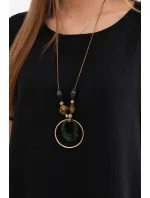 Šaty s kapsami a přívěskem Černý Šaty s kapsami a přívěskem Černý