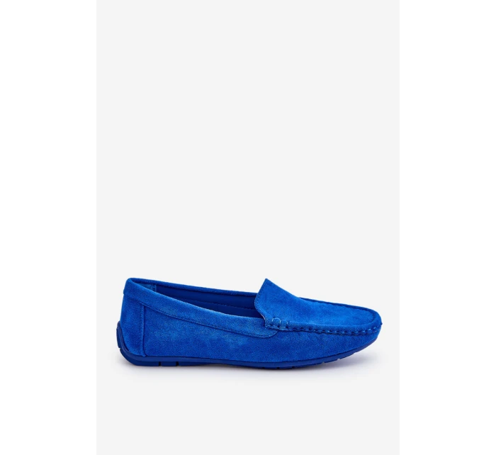 Dámské Semišové Mokasíny Modre model 21608199 - EVENTO Dámské Semišové Mokasíny Modre model 21608199 - EVENTO