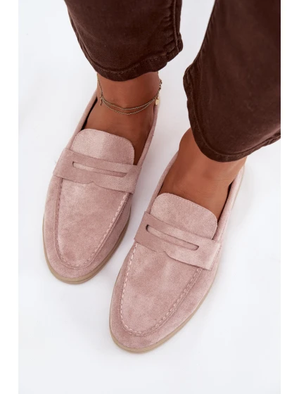 Dámské z eko semiše Špinavě růžová model 21900438 - Boto