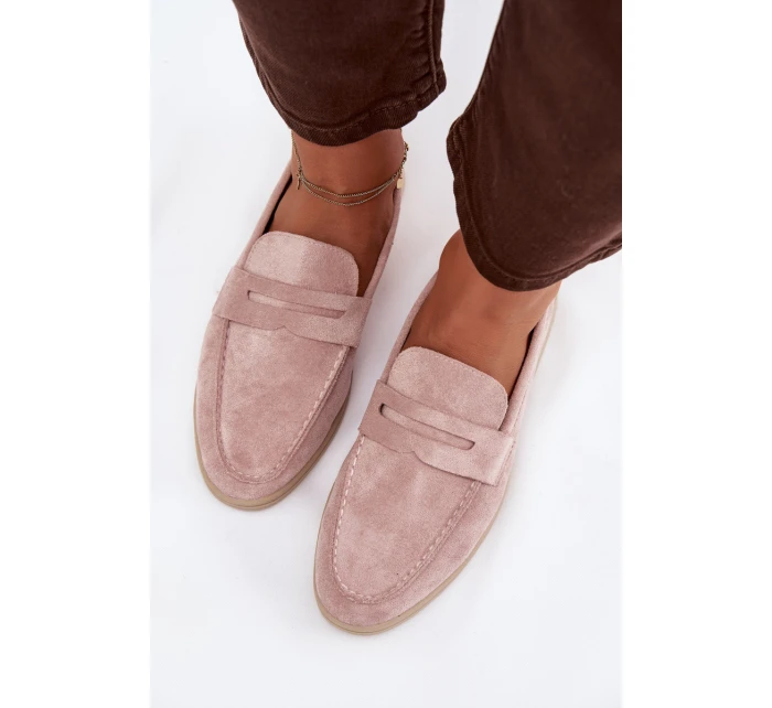 Dámské z eko semiše Špinavě růžová model 21900438 - Boto