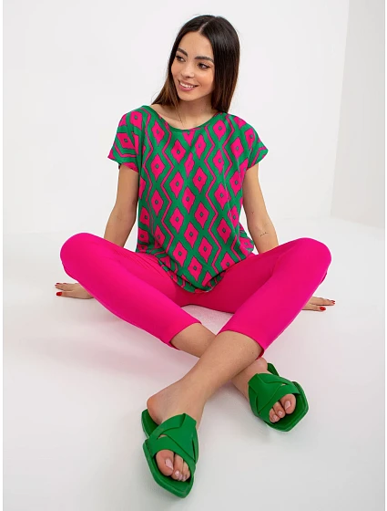Dámská halenka model 18339466 zelená - FPrice