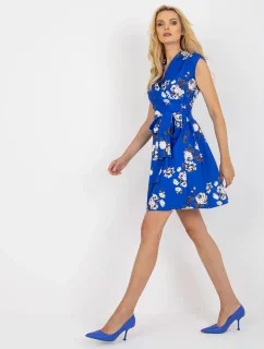 Dámské šaty LK SK model 17714559 kobaltově modré - FPrice