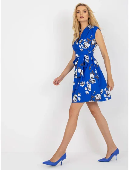 Dámské šaty LK SK model 17714559 kobaltově modré - FPrice