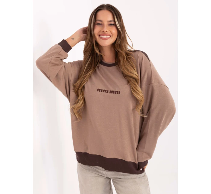 Bluzka RV BZ model 21406653 ciemny bezowy - FPrice