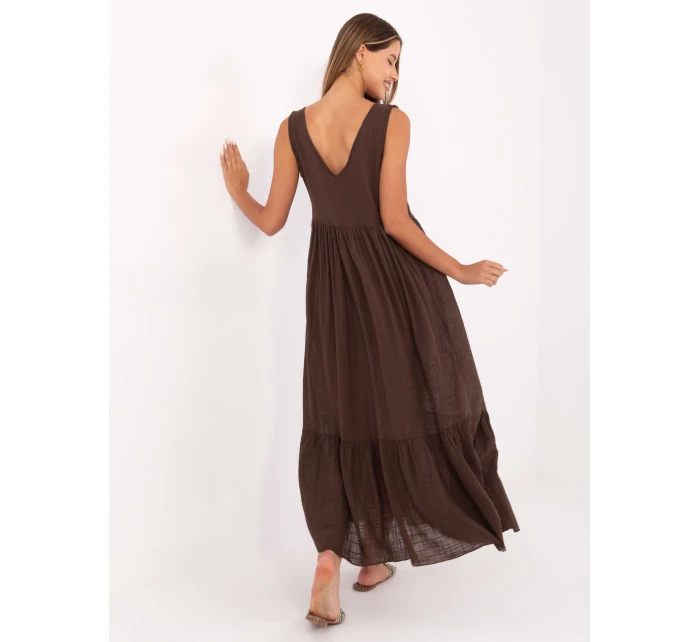 Sukienka TW SK BI model 21199586 ciemny brązowy - FPrice