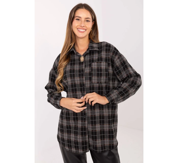 Košile s dlouhým rukávem  model 220042 Italy Moda