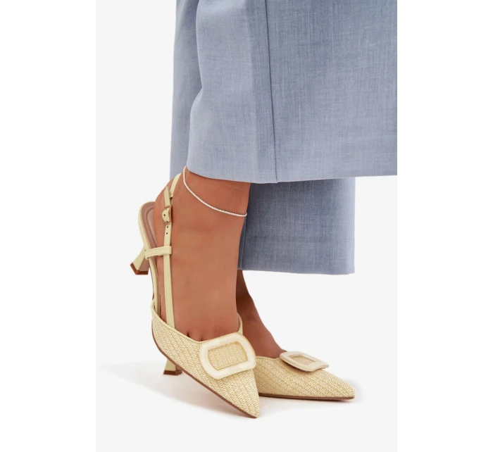 Sandály na podpatku  model 225206 Step in style