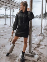 EASSY teplákové šaty černé FashionStreet BY1025