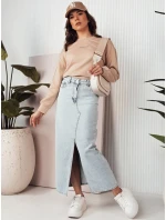 Modrá džínová sukně VIRTON FashionStreet CY0441