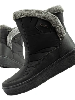 Easy Way zimní boty sněhule dámské zateplené módní zip dámské
