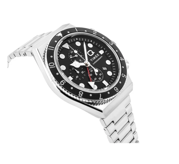 Pánské hodinky TIMEX Q Timex 3-Time Zone Chronograph TW2V69800 + BOX Pánské hodinky TIMEX Q Timex 3-Time Zone Chronograph TW2V69800 + BOX